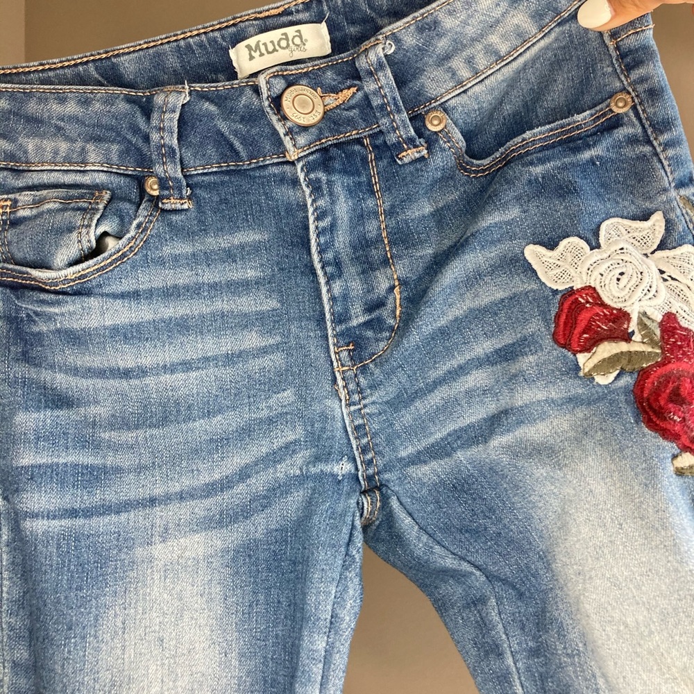 Girls ripped jeans